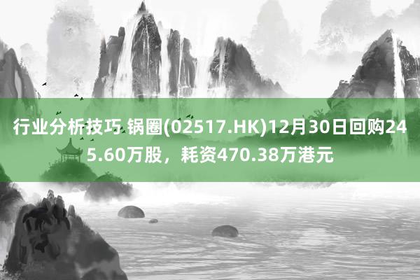 行业分析技巧 锅圈(02517.HK)12月30日回购245.60万股，耗资470.38万港元